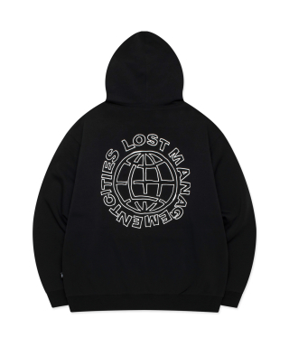 엘엠씨(LMC) DOODLE GLOBE HOODIE black 상품 이미지