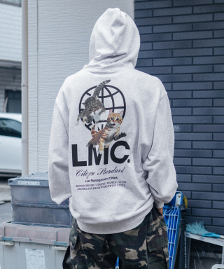 엘엠씨(LMC) FLYING CATS HOODIE light heather gray 상품 이미지