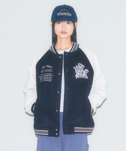 UNION ANGEL VARSITY куртка темно-синий