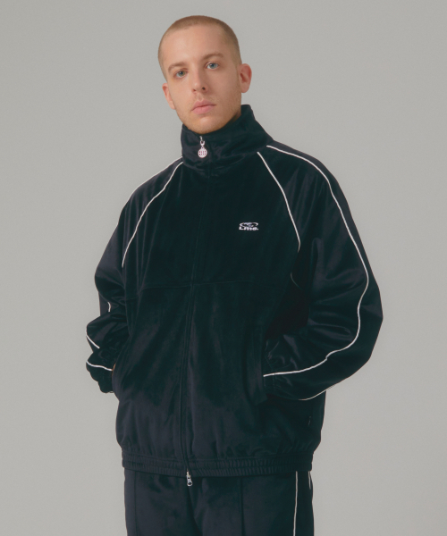 엘엠씨(LMC) VELOUR PIPING JACKET black - 사이즈 & 후기 | 무신사