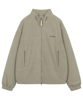 비바스튜디오(VIVASTUDIO) LOGO ZIP UP FLEECE JACKET [BEIGE] 상품 이미지