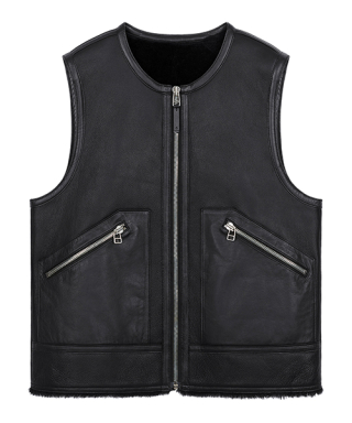 비바스튜디오(VIVASTUDIO) MUSTANG VEST [BLACK] 상품 이미지