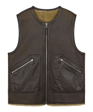 비바스튜디오(VIVASTUDIO) MUSTANG VEST [BROWN] 상품 이미지