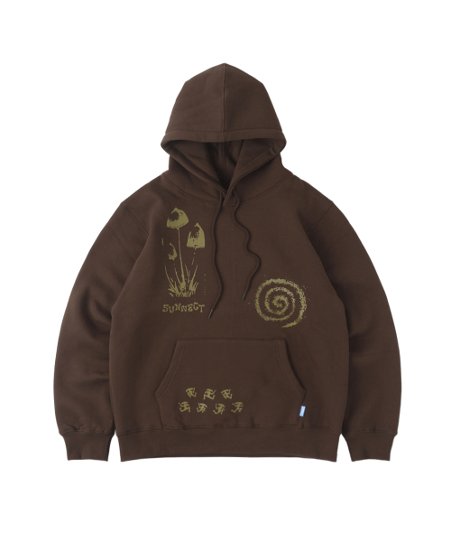 P.P.P. Hoodie - коричневый