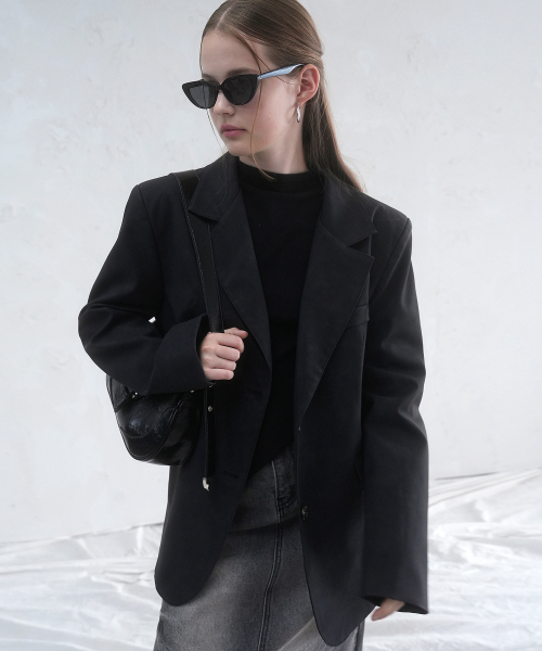 Beau Art Leather куртка черный