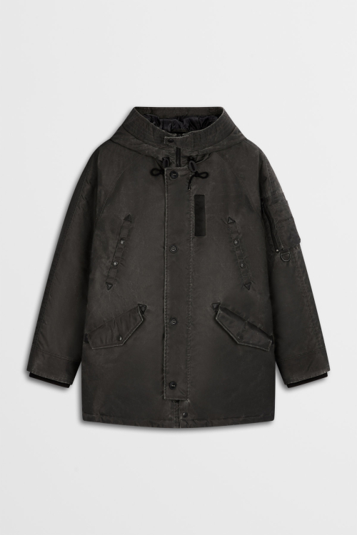 [CORE] Винтажная парка N3B Charcoal HH14303104