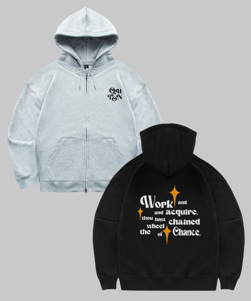 Худи оверсайз на молнии Acquire 2COLOR