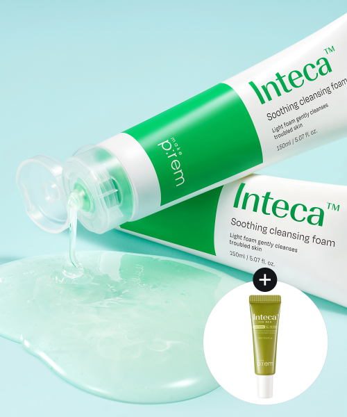 메이크프렘() [증정][2pack] 인테카 수딩 클렌징 폼 150ml 상품 이미지