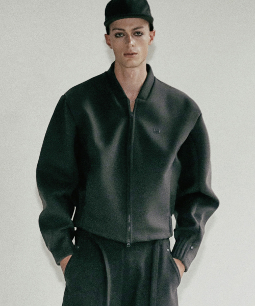 Мягкая куртка на молнии Beyond Cashmere - Charcoal