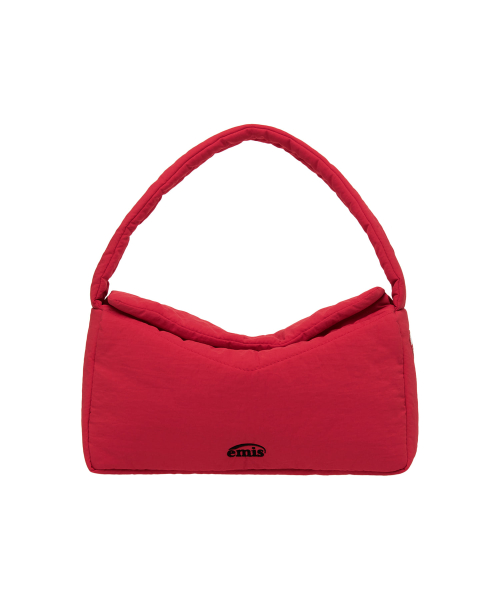 【EMIS】NYLON PADDED SHOULDER BAG /追跡付 NYLON PADDED SHOULDER BAG-PINK - EMIS