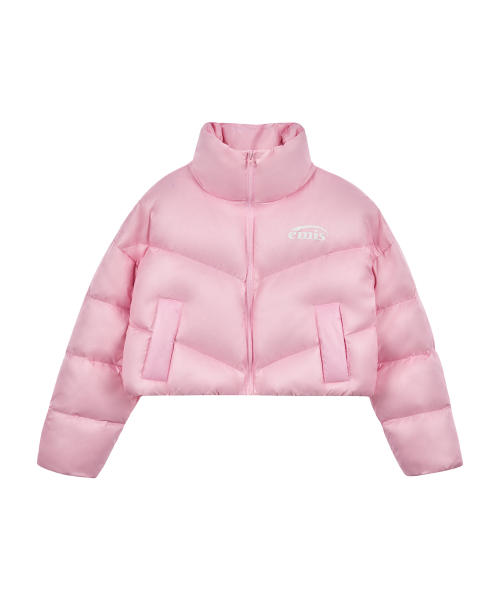 DUCK DOWN CROPPED PADDING-PINK