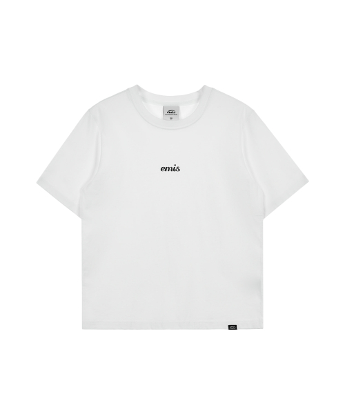 【EMIS】 (WOMENS) EMBOSSING LOGO T-SHIRTS /追跡付 WOMENS) EMBOSSING LOGO T-SHIRTS（Tシャツ/カットソー）｜EMIS