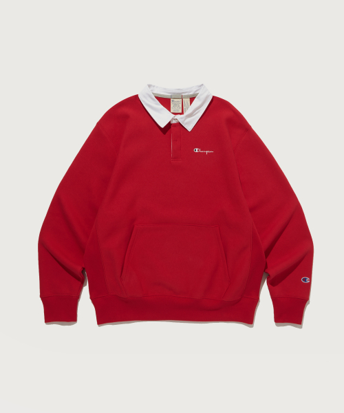 Свитшот регби Reverse Weave Normal Red
