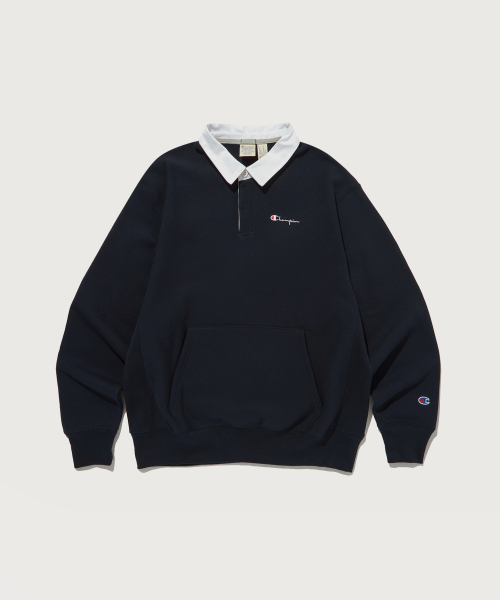 리버스위브 럭비 스웨트셔츠 Normal Navy