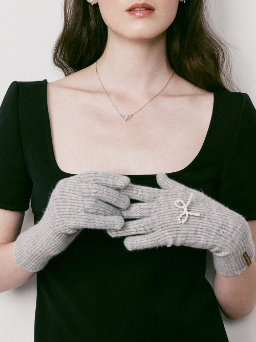 ★VINTAGE HOLLYWOOD★ Ribbon Pearl Gloves_VH249OAC005M Forum Novelties Vintage Hollywood Long Gloves with Pearls