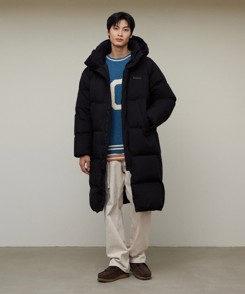 Длинный пуховик 24FW RDS Civic Black