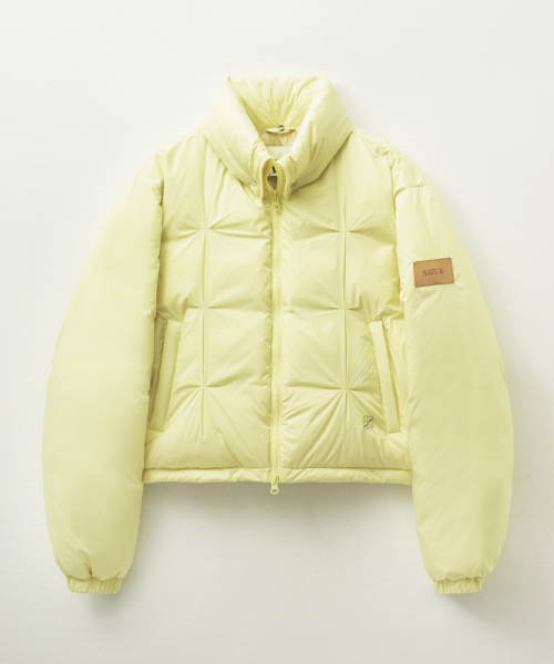 (W) Пуховик Orta 2-Way Collar Duck Down Butter Cream