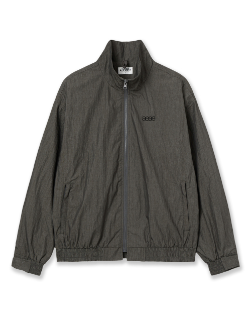 에이이에이이(AEAE) WEB LOGO TEAM JACKET [PIGMENT CHARCOAL