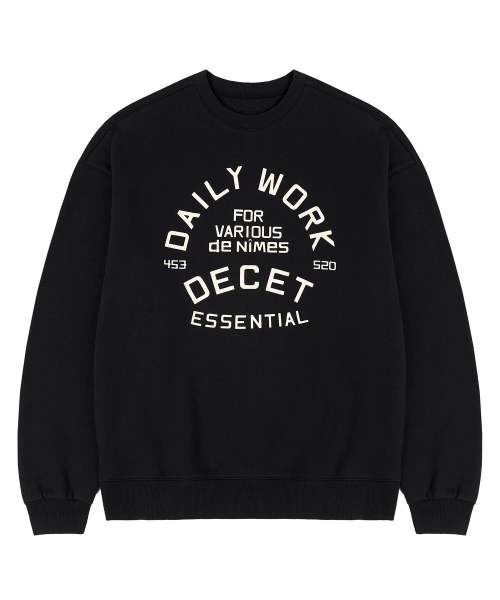 Daily Work Sweatshirts DCMT002WBlack