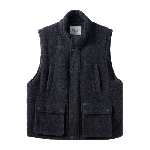 BRITISH CAMPER WOOL VEST - CHARCOAL (P243UVT401)