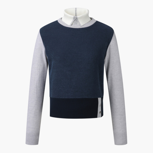 데상트골프() 여성 방풍 탈부착 니트 풀오버 (DP42WFKPO6) 상품 이미지