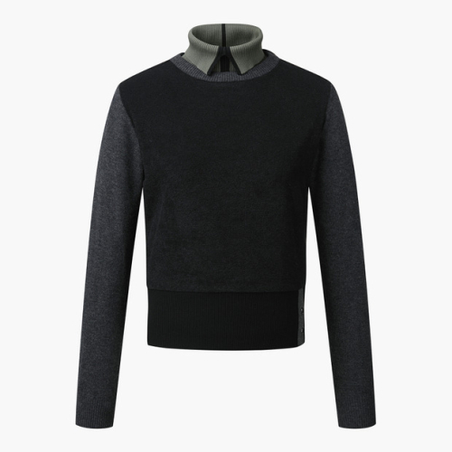 데상트골프() 여성 방풍 탈부착 니트 풀오버 (DP42WFKPO6) 상품 이미지