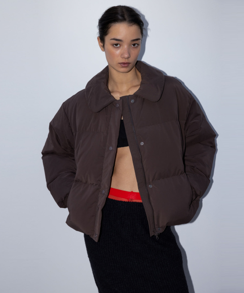 MUMU DOWN COAT - chocolate