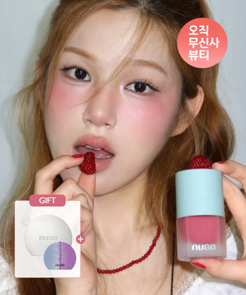 무스 케어 치크 + 믹싱팔레트 + 누즈 손거울