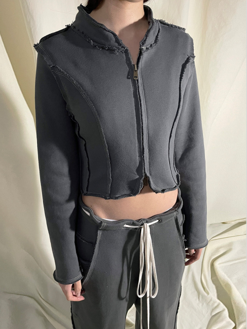 RAW SEAM TRACK JACKET