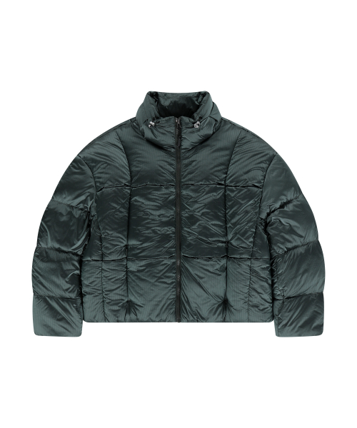 Женский короткий пуховик Fade Goose-Khaki