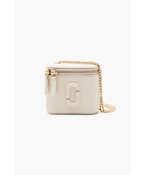 마크 제이콥스(MARC JACOBS) Leather J Marc The Mini Vanity Bag_Cloud white_MBACW24007IVX - 사이즈 & 후기 | 무신사