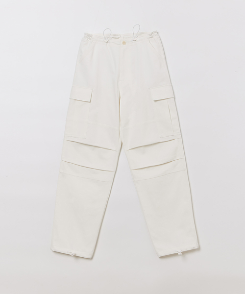 PARACHUTE COTTON PANTS WHITE