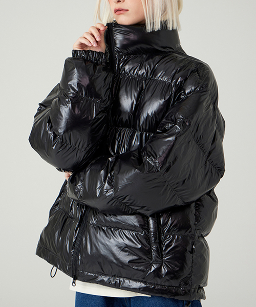 Urban Age Basic 2WAY короткий пуховик Glossy Black