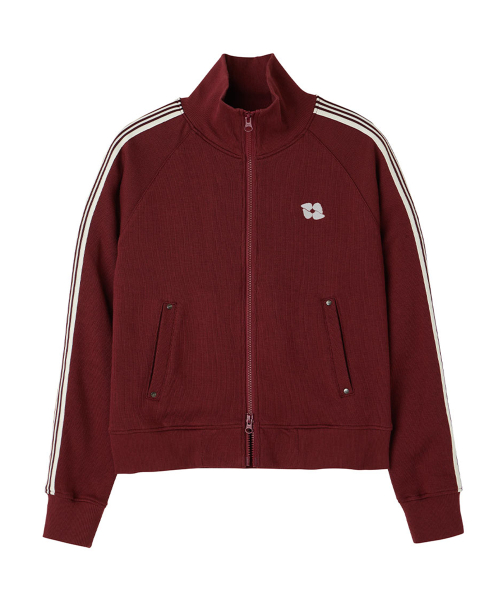 [UNISEX] Двусторонняя трек-куртка Authentic Line_Burgundy