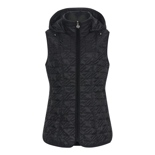Женский длинный стеганый жилет Black (IW0EWV30139)