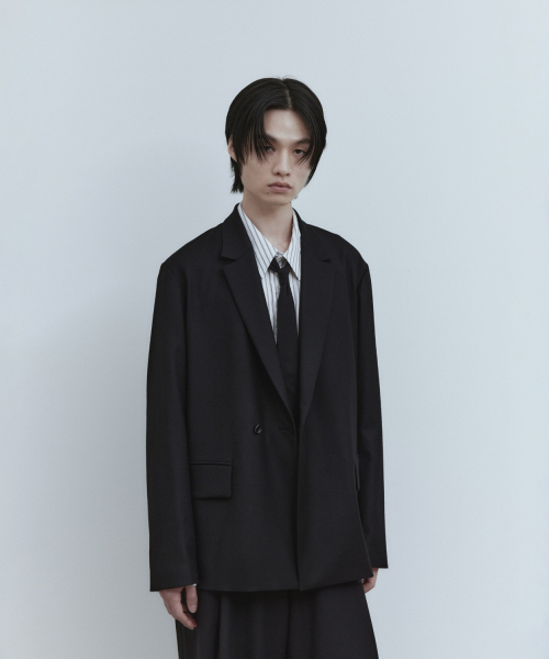 Double Breasted Jacket - Black