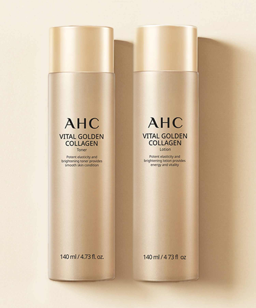 에이에이치씨() [2종세트] 골든콜라겐 기초 토너 + 로션 (교차선택 가능) 상품 이미지