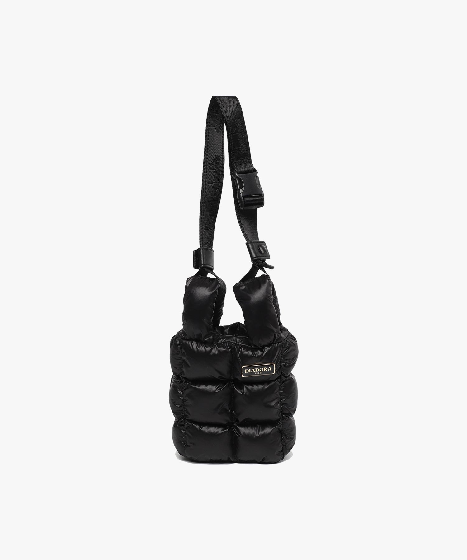 Мини-сумка кросс-боди с набивкой BLACK