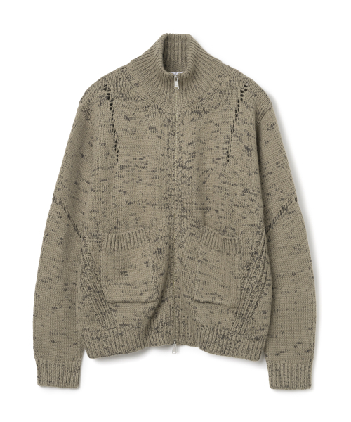 Худи на молнии с высоким горлом Dust [Khaki Brown]