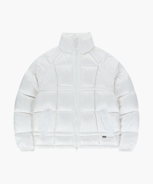 Матовый пуховик Duck Down (Off-White)