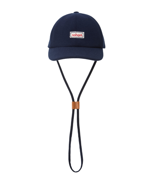 노앙(NOHANT) LOGO PATCH STRING BALL CAP NAVY - 사이즈 & 후기 | 무신사