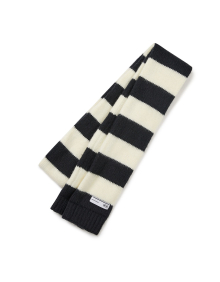 [Mmlg] MM STRIPE KNIT MUFFLER (IVORY)