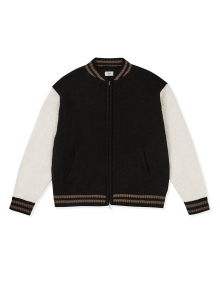 [Mmlg] PLAYER KNIT JACKET (BLACK)