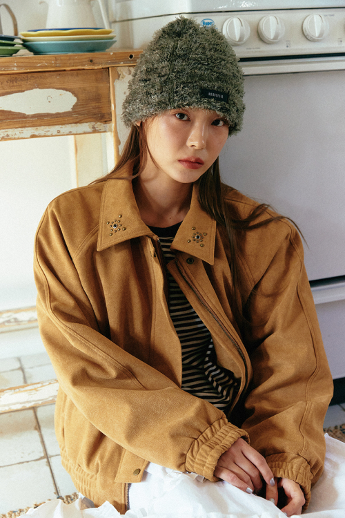 MUSINSA | SATUR (W) Theo Fox Suede Short Jacket Camel Brown MUSINSA | SATUR (W) Theo Fox Suede Short Jacket Camel Brown