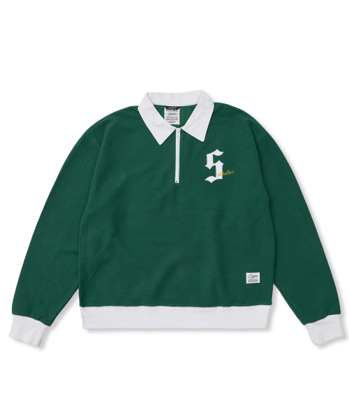Infamous Club Insideout Oversized Collar T-shirts Green