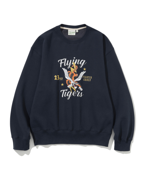 flying tigers sweatshirt(napping) navy