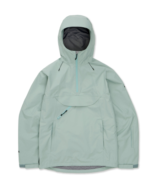 QUASAR SD PULLOVER JACKET SLATE MINT