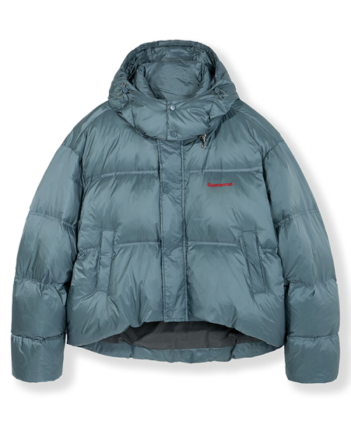 【GREENBUTTER】DUCK DOWN PUFFER JACKET Duck Down Puffer Jacket (Blue) - 그린버터