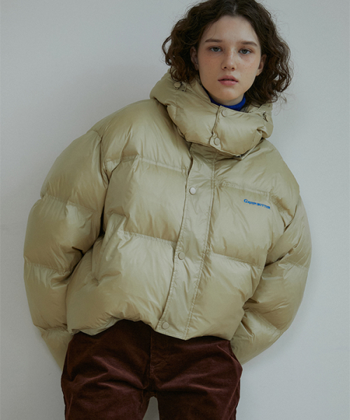 그린버터(GREENBUTTER) Duck Down Puffer Jacket (Beige