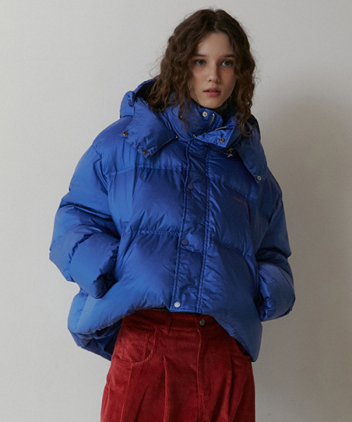 Duck Down Puffer Jacket (Blue)